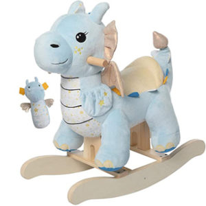La Baby Rocking Winged Dragon
