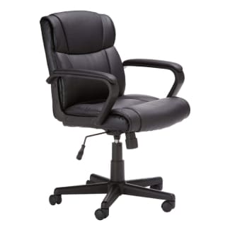 Amazonbasics Leather-Padded Swivel Chair