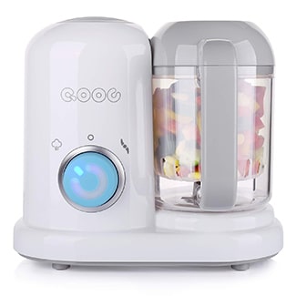 Qooc 4-In-1 Mini Baby Food Maker