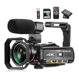 Zohulu 4K Video Camcorder For Vlogging 