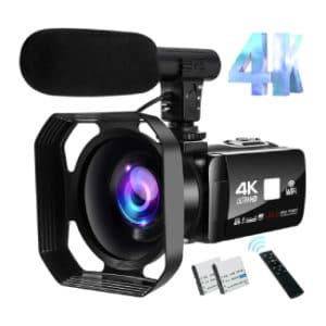 4K Video Camcorder Vlogging for YouTube