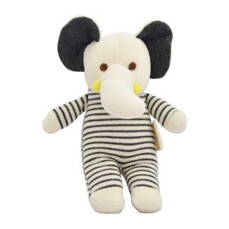 Dordor &Amp; Gorgor Organic Plush Toy, Dye Free Natural Hue, Elephant