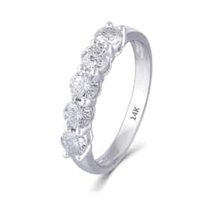 DovEggs Moissanite Engagement Eternity Anniversary