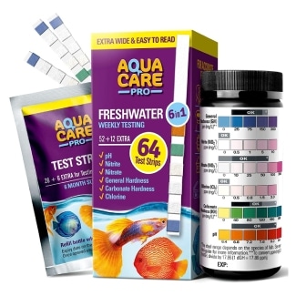 Aqua Care Pro Freshwater Aquarium Test Strips 