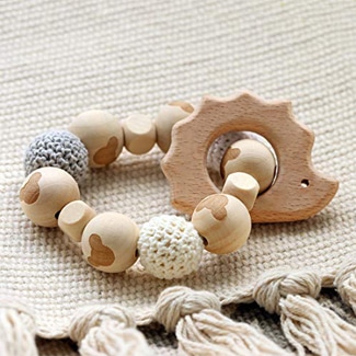 Promise Babe Hedgehog Wooden Teether
