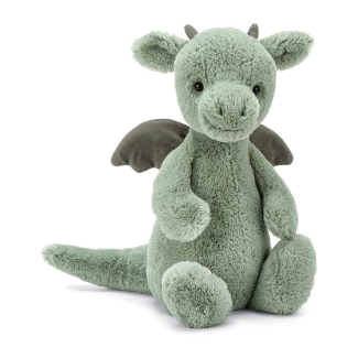 Jellycat Bashful Dragon Stuffed Animal, Medium