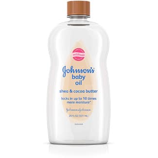 Johnson's Baby Oil, Mineral Oil Enriched With Shea &Amp; Cocoa Butter