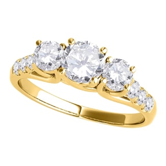 Maulijewels Classic Three-Stone Diamond