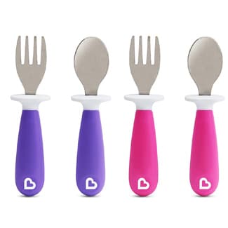 Munchkin Raise Toddler Fork And Spoon
