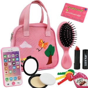 Click N’ Play 8 Piece Girls Pretend Play Purse