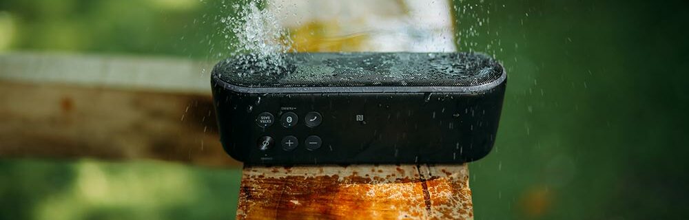 bluetooth speaker - waterproof in the rain