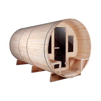 Aleko 8-Person White Pine Outdoor Steam Sauna