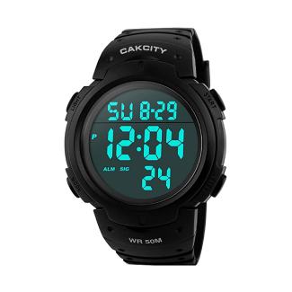 Men’s Digital Sports Watch Led Screen