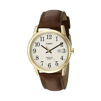 Timex Men’s Easy Reader Leather Strap