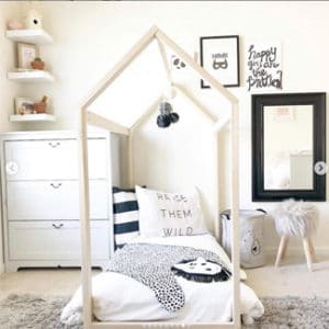 House Bed Frame Toddler Bed PREMIUM WOOD