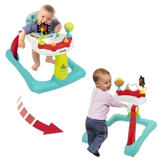 Kolcraft Tiny Steps 2-In-1 Infant &Amp; Baby Activity Walker