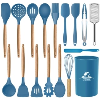 Mibote 17-Piece Silicone Utensils Set
