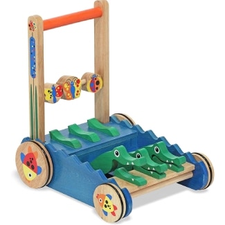 Melissa &Amp; Doug Chomp &Amp; Clack Alligator Push Toy