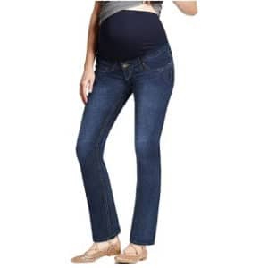 Motherhood Maternity Women’s Maternity Indigo Blue Stretch Secret Fit Belly Straight Jean