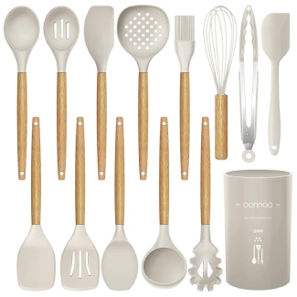 Oannao 15-Piece Silicone Utensils Set