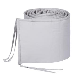 Tillyou Nursery Mini Crib Bumper Pads For Portable Cribs