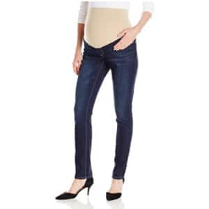 Three Seasons Maternity Women's Maternity Skinny Jean with Neutral Belly Band