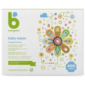 Babyganics Face Wipes Fragrance Packaging