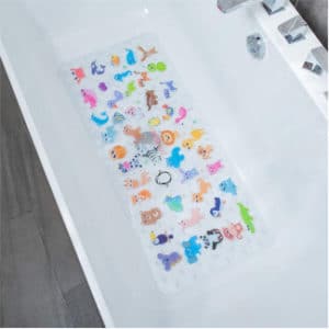 BeeHomee Cartoon Non Slip Bathtub Mat for Kids