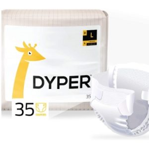 DYPER | Responsibly Sourced Bamboo Baby Diapers | Ink Free, Soft + Durable