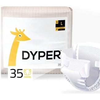 Dyper | Responsibly Sourced Bamboo Baby Diapers | Ink Free, Soft + Durable