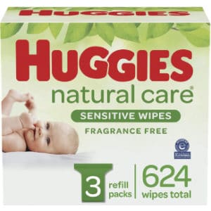 Huggies Natural Sensitive Unscented Hypoallergenic
