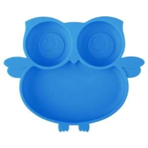 Kirecoo Owl Suction Silicone Plate for Toddlers