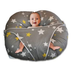 Baby Lounger Pillow-Baby Lounger with Built in Safety Restraint