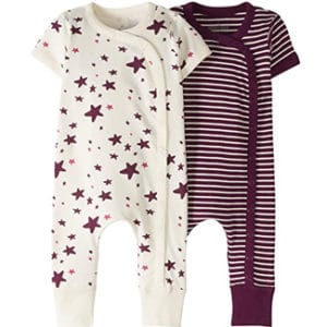 Moon and Back by Hanna Andersson for Baby Boys' and Girls' - Organic Cotton (2-Pack)