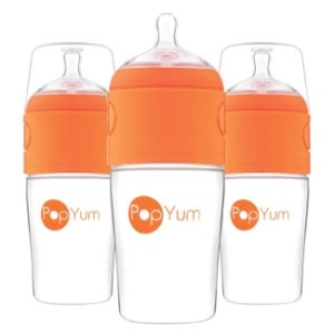 PopYum 9 oz Anti-Colic Baby Bottle
