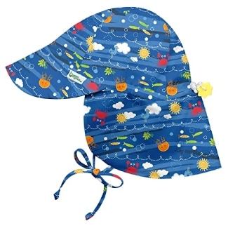 I Play. By Green Sprouts Baby Flap Hat | All-Day Upf 50+ Sun Protection