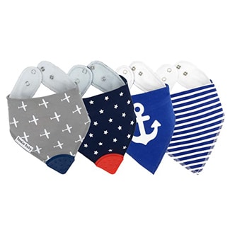 Bazzle Baby-Bandana Teething Bibs