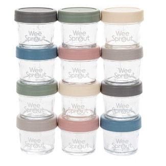 Weesprout Glass Baby Food Storage Containers