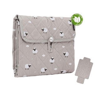 SisiMax 100% Organic Cotton, Baby Portable Changing Pad