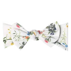 Baby Stretchy Soft Knit Headband Bow”Autumn” by Copper Pearl