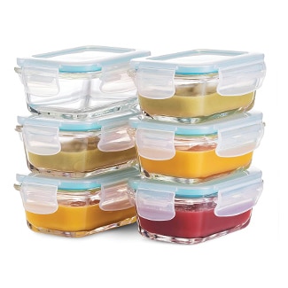 Finedine Superior Glass Baby Food Storage Containers