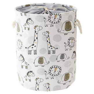 Inough Baby Hamper Giraffe Storage Basket, Toy Storage Organizer Collapsible Laundry Baskets With Drawstring Closure