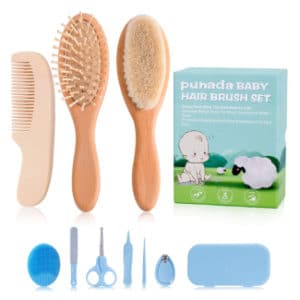 Baby Hair Brush and Comb Set for Newborn