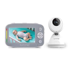 Summer Baby Pixel Cadet Video Baby Monitor with 4.3-Inch Color Display, Remote Steering Camera