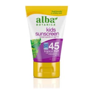 alba botanica kids sunscreen lotion