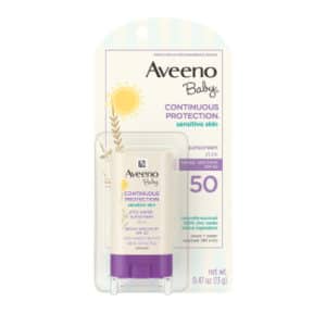 aveeno baby continuous protection mineral sunscreen