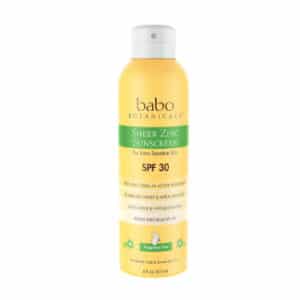 babo botanicals sheer zinc continuous spray sunscreen