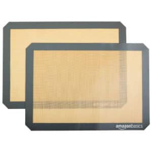 Amazon Basics Silicone, Non-Stick, Food Safe Baking Mat