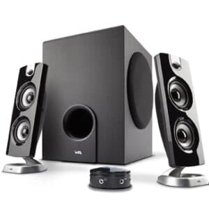 Cyber Acoustics Speaker Sound System with Subwoofer and Control Pod