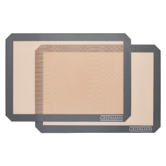 Gridmann Pro Silicone Baking Mat – Set Of 2 Non-Stick Half Sheet